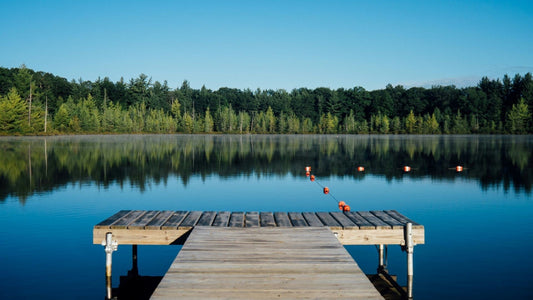 Ein idyllischer See.