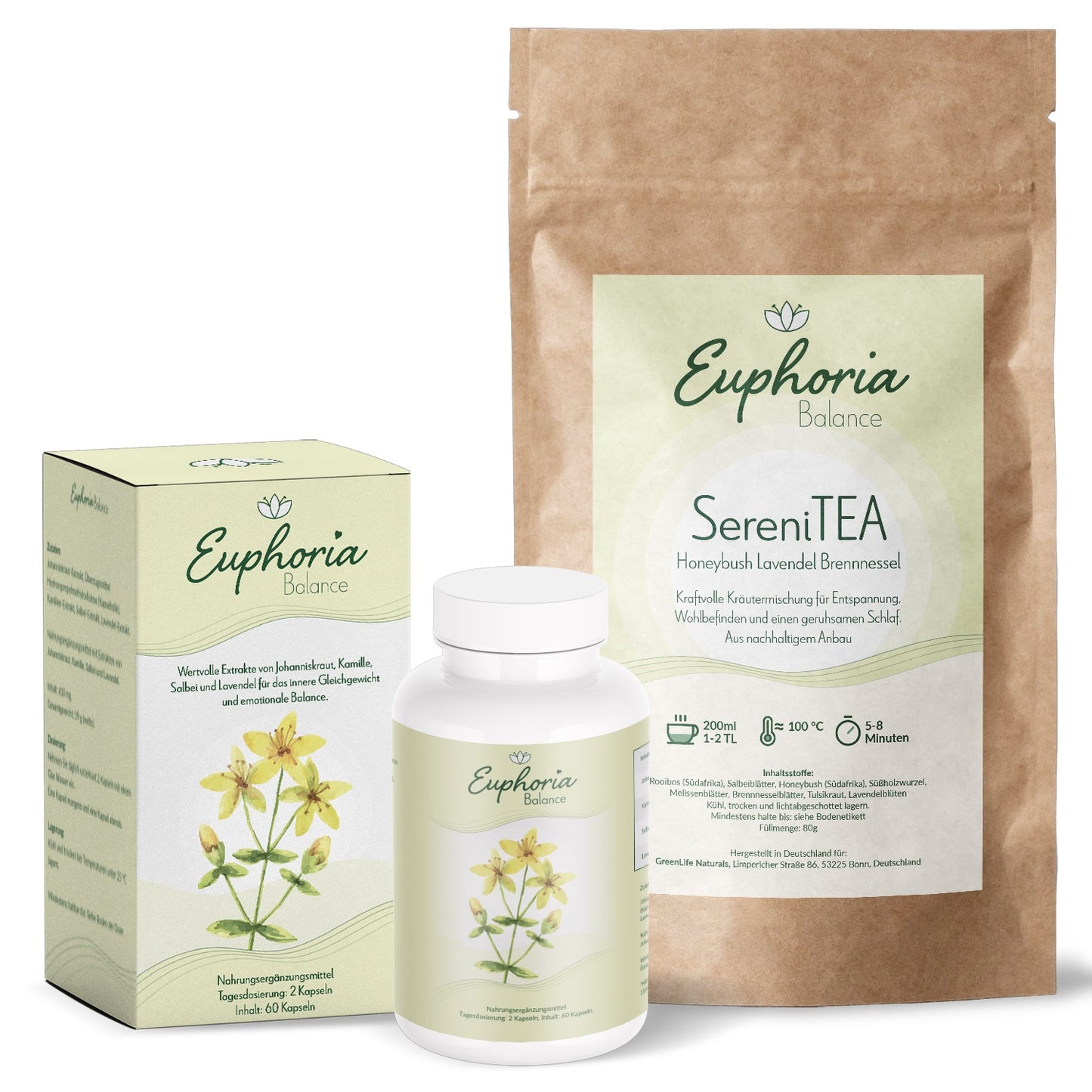 Euphoria Balance und Euphoria Balance SereniTEA im vergünstigten Bundle