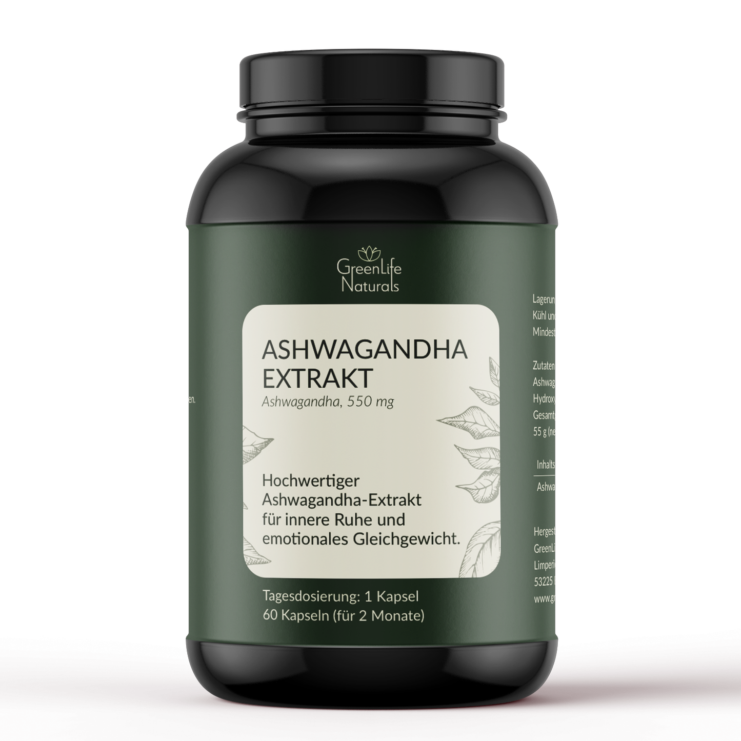 Ashwagandha Extrakt 550 mg