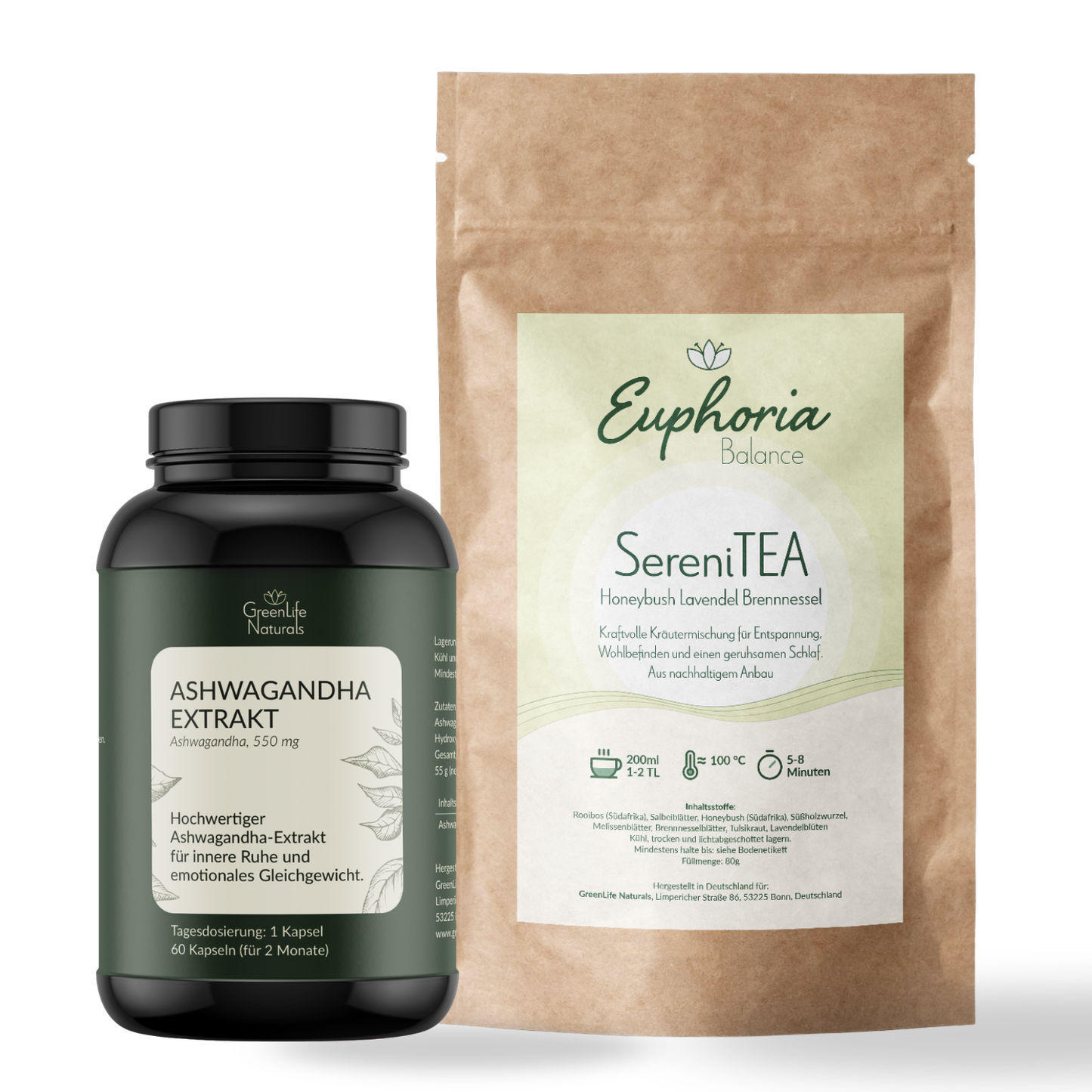 Combo pack: Ashwagandha & SereniTEA